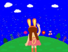 动漫小女孩