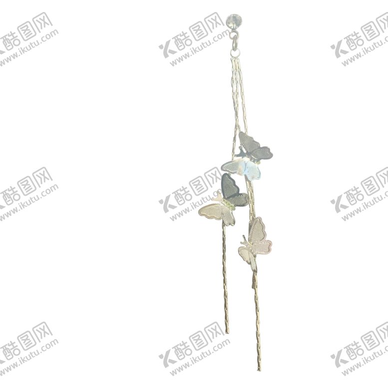 编号：91835407041002527213【酷图网】源文件下载-蝴蝶耳坠