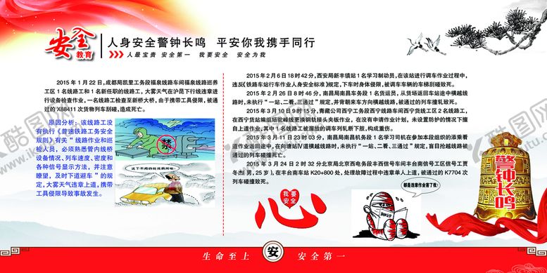 编号：36138310151453141319【酷图网】源文件下载-人身安全展板