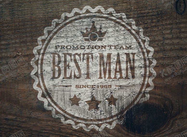 编号：26749907030145067354【酷图网】源文件下载-木头纹理LOGO样机