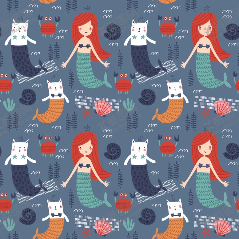 编号：84612009211754438276【酷图网】源文件下载-美人鱼