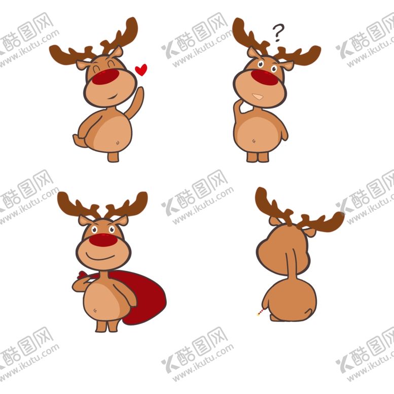 编号：64397009300822515965【酷图网】源文件下载-圣诞驯鹿