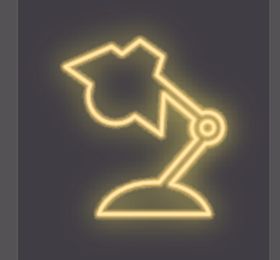 霓虹灯台灯