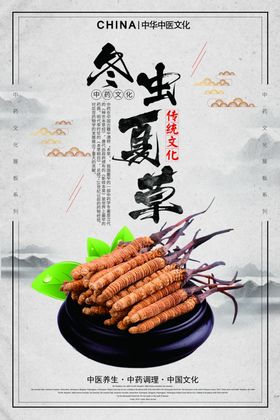 中国风中药展架