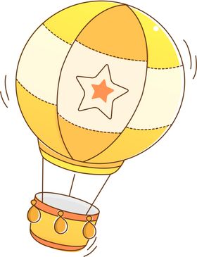 卡通热气球