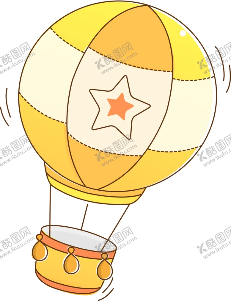 编号：45350405051121578182【酷图网】源文件下载-卡通热气球