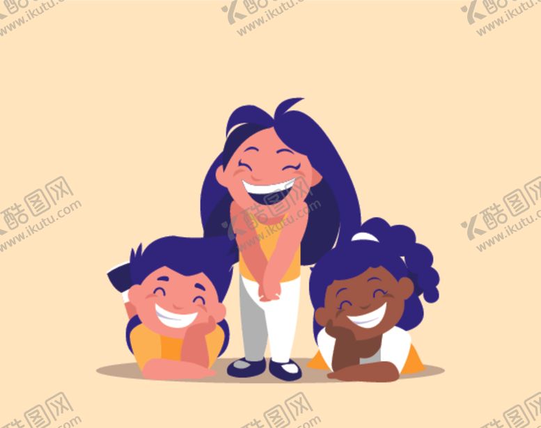 编号：50319009181510366014【酷图网】源文件下载-快乐人物孩子插画