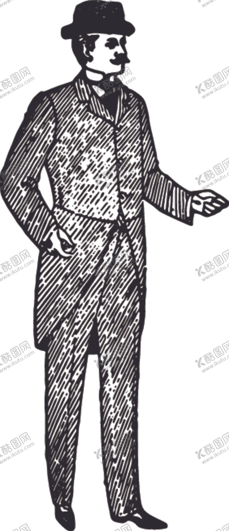 编号：26549401170043409888【酷图网】源文件下载-复古人物