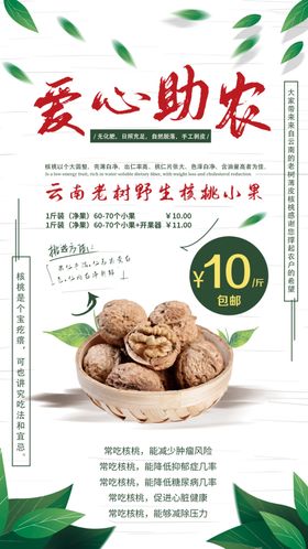 爱心助残海报