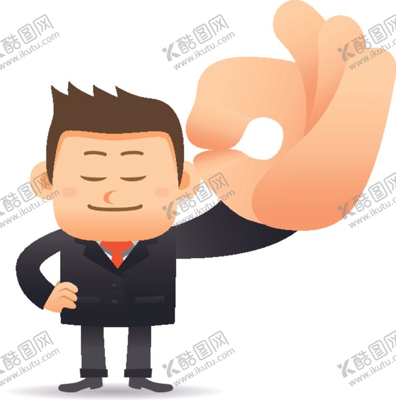 编号：65730206302250459109【酷图网】源文件下载-卡通商务男性
