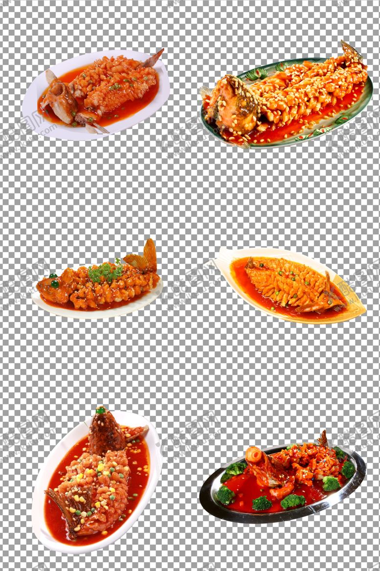 编号：79614309191000312230【酷图网】源文件下载-糖醋松鼠鱼