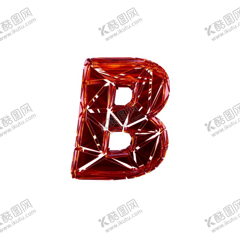 编号：81430106242335111551【酷图网】源文件下载-破碎3D字B