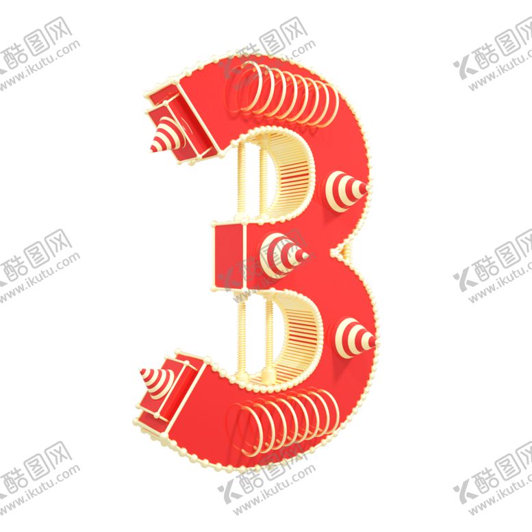 编号：49863506270630508323【酷图网】源文件下载-立体数字