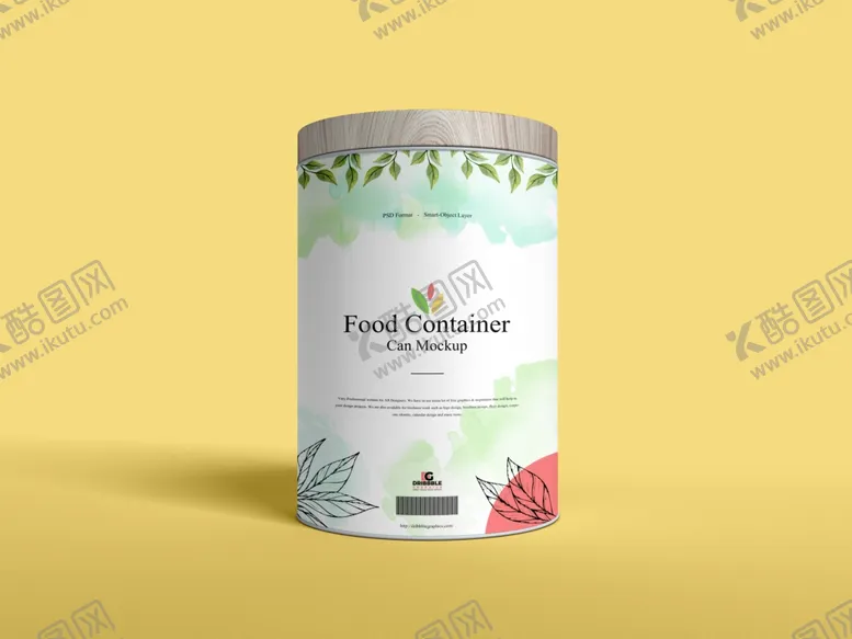 编号：83849405011347582659【酷图网】源文件下载-食品罐样机