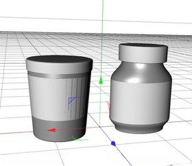 c4d模型收纳罐调料罐