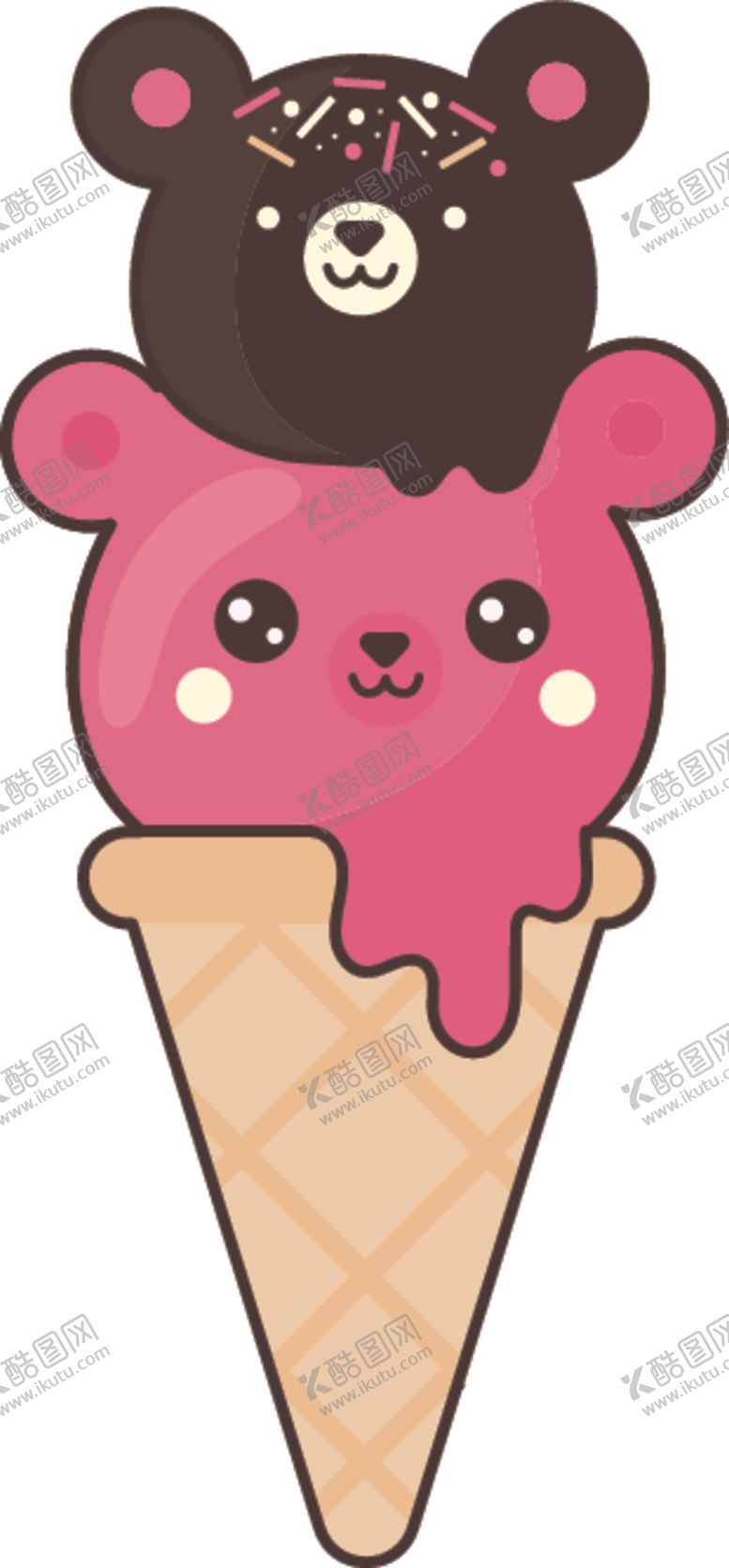 编号：44612709240221324472【酷图网】源文件下载-卡哇伊美食