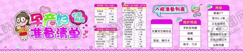 编号：99264210081354254190【酷图网】源文件下载-孕产妇卡布灯箱