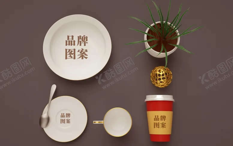 编号：96137402151815048851【酷图网】源文件下载-餐具样机