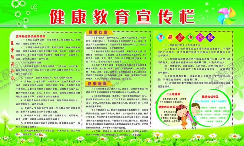 编号：99252510080834214775【酷图网】源文件下载-健康教育宣传栏