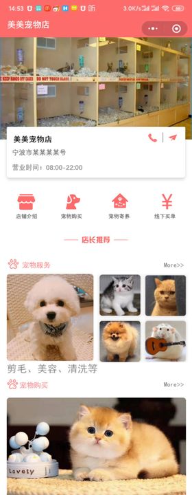 宠物小程序 公众号 APP