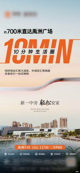 地产价值点海报