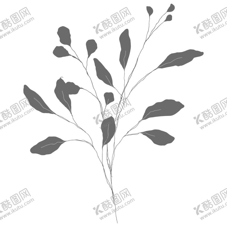 编号：67631005060744337631【酷图网】源文件下载-手绘花藤花纹