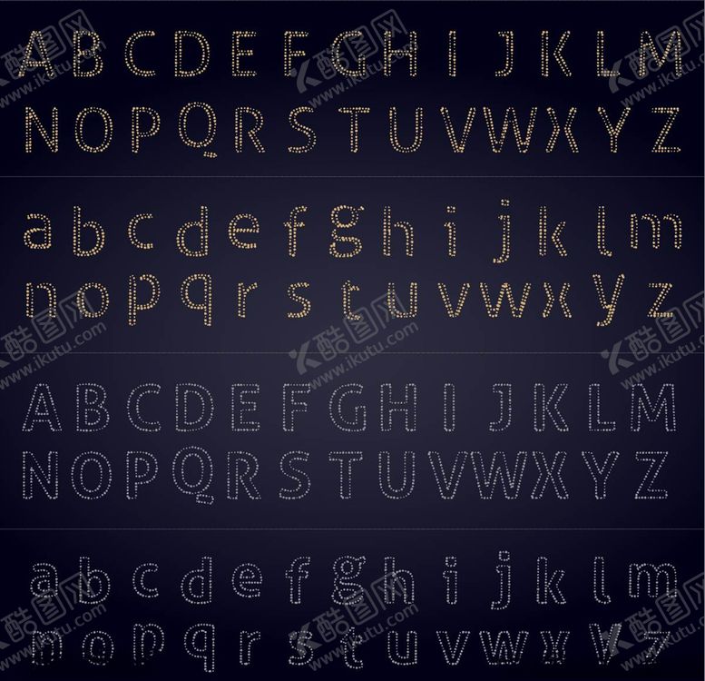 编号：75500709280052569581【酷图网】源文件下载-卡通字母