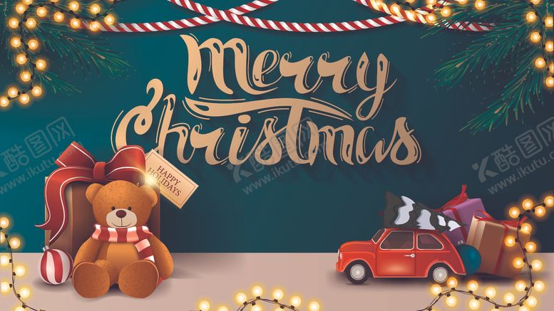 编号：82579606280344334239【酷图网】源文件下载-圣诞节海报