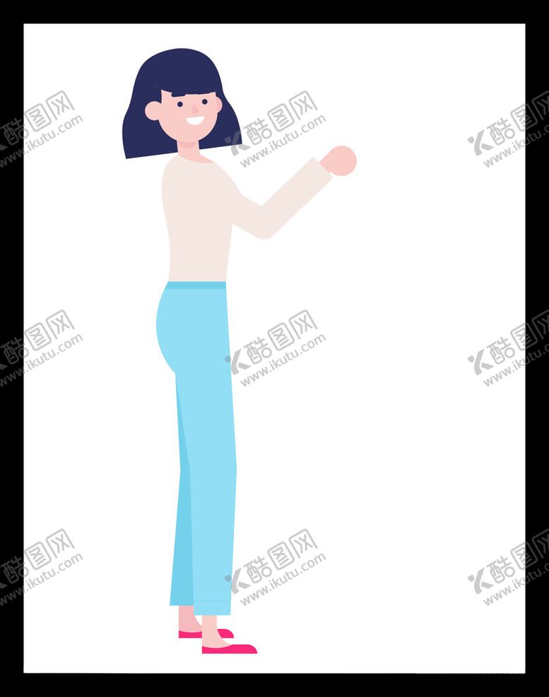编号：36539612151621391400【酷图网】源文件下载-手绘女孩女人