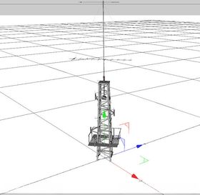 C4D模型高塔