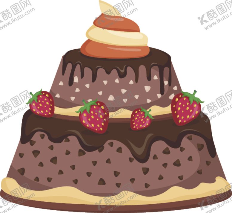 编号：11574605141638311376【酷图网】源文件下载-生日蛋糕