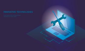 科技感信息技术图案