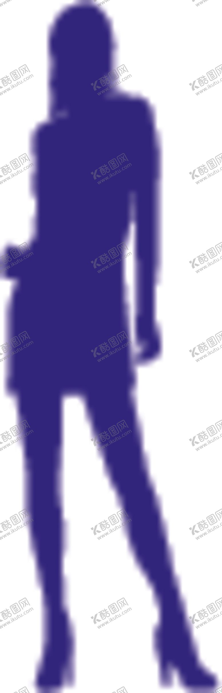 编号：97932309140324083313【酷图网】源文件下载-时尚美女剪影