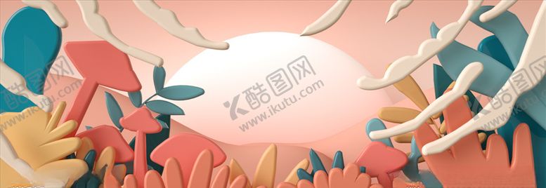 编号：69258909191720478982【酷图网】源文件下载-风景模型立体