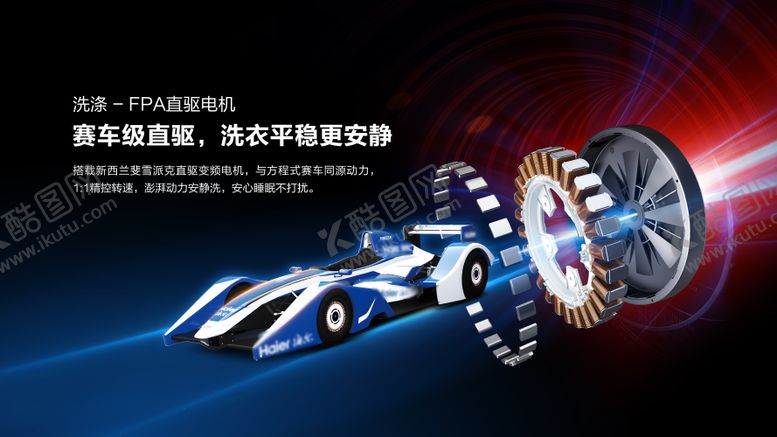 编号：74420910281238028884【酷图网】源文件下载-直驱变频电机海报