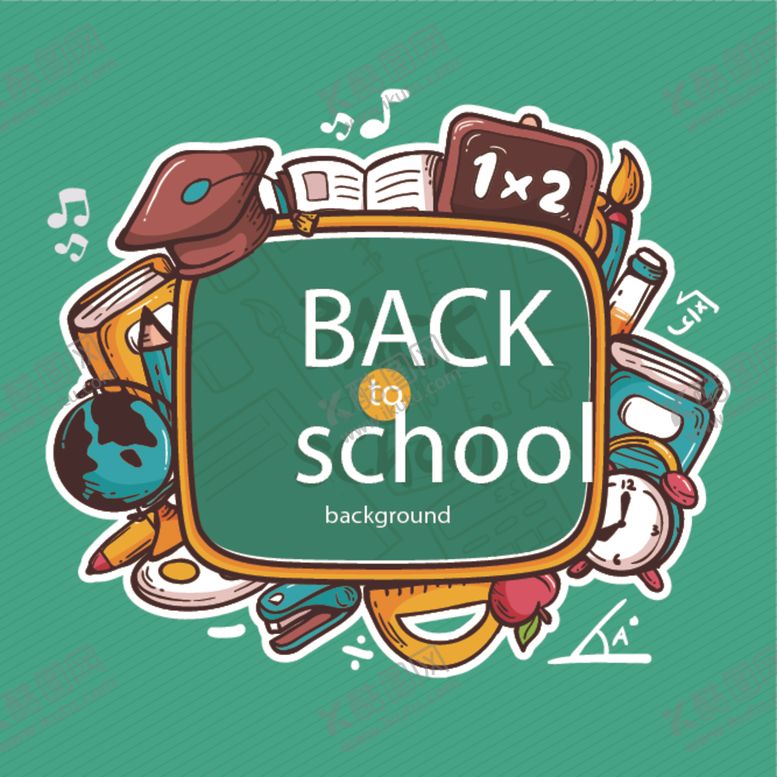 编号：61758109201611308371【酷图网】源文件下载-开学海报设计