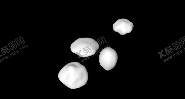 编号：33381310162337299087【酷图网】源文件下载-C4D石头素材模型