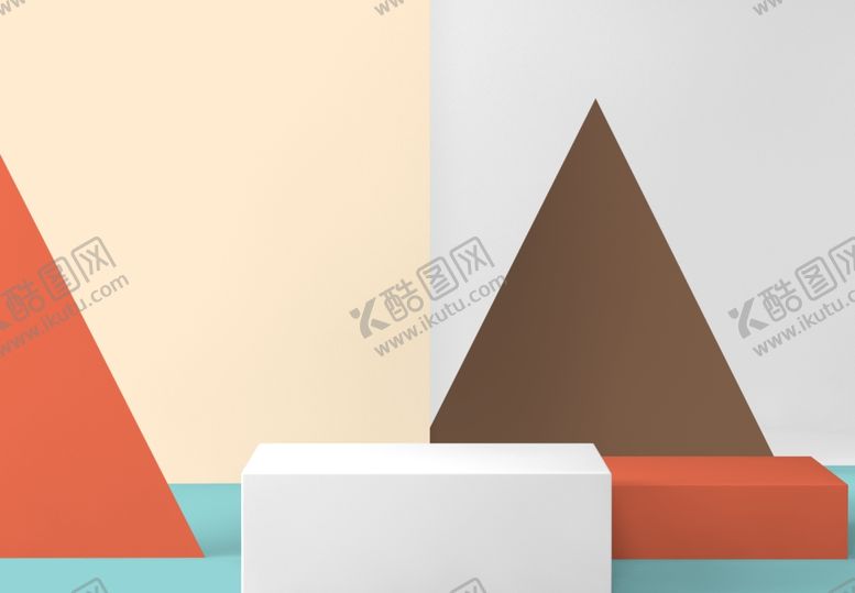 编号：85501706240234208119【酷图网】源文件下载-立体空间粉色展台海报素材