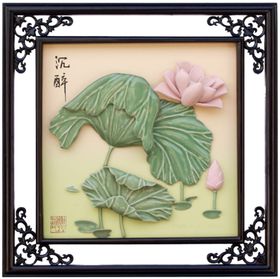 新中式风格家具挂画灯具PSD分