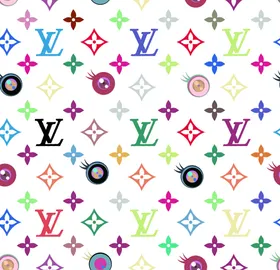 大牌字母方巾花