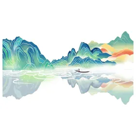 国潮山水
