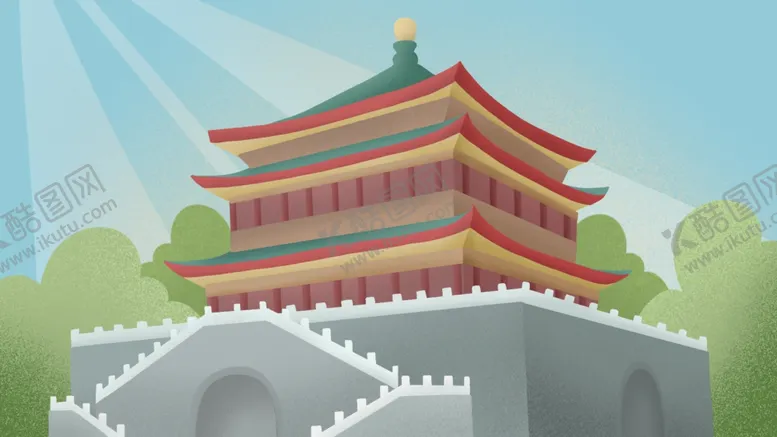 编号：77856803270134355964【酷图网】源文件下载-古典插画建筑