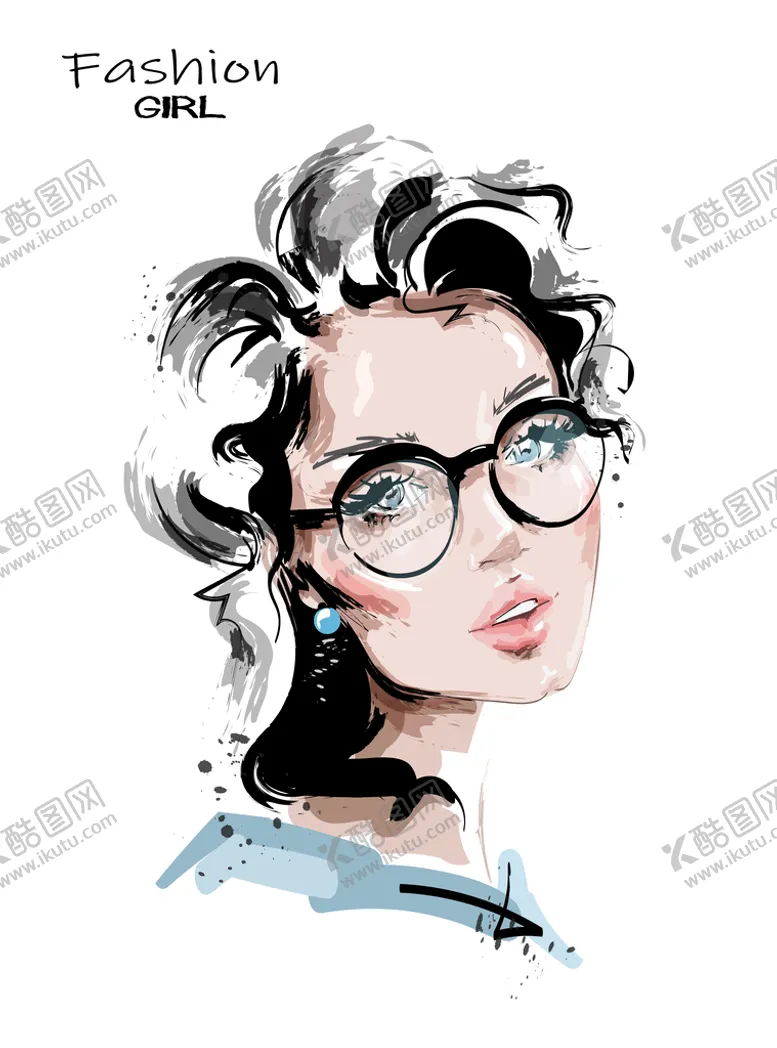 编号：35612809172347215934【酷图网】源文件下载-女性插画人物