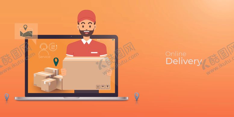 编号：83127610052025439664【酷图网】源文件下载-快递业务