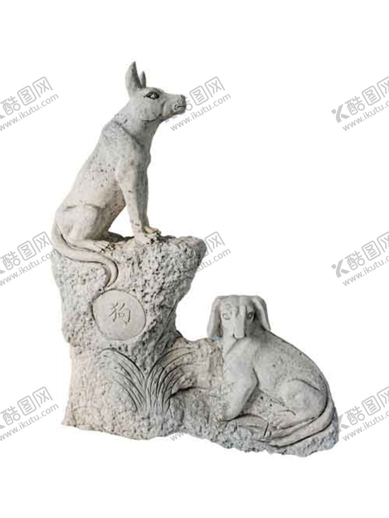 编号：49345410271910199941【酷图网】源文件下载-十二生肖雕塑