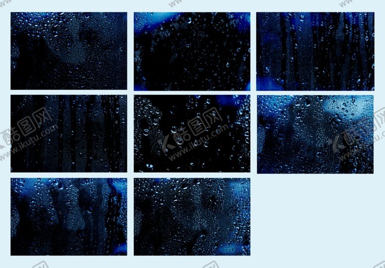 编号：76374702200125579371【酷图网】源文件下载-玻璃水珠水痕素材