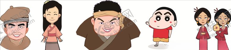 编号：58420410311921565090【酷图网】源文件下载-Q版人物