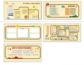 校园文化宣传栏设计模板