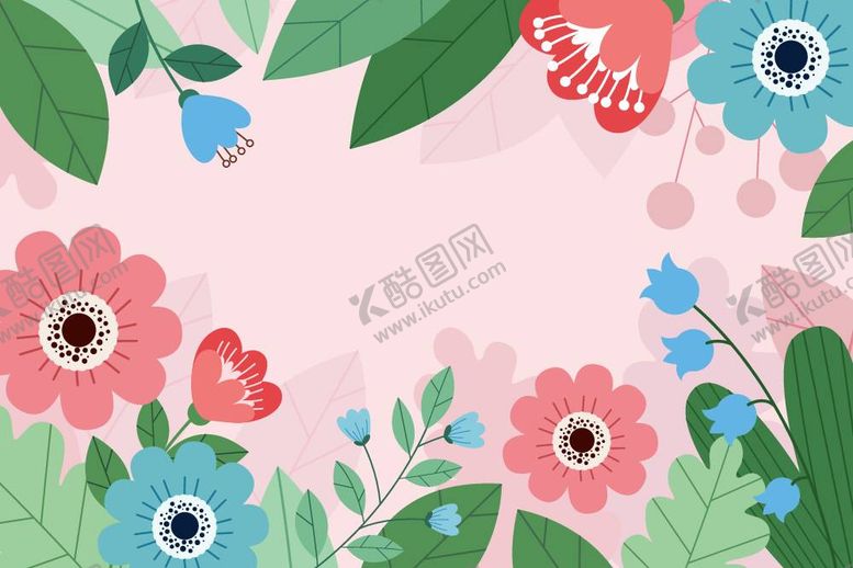 编号：16723312032022475441【酷图网】源文件下载-手绘植物背景