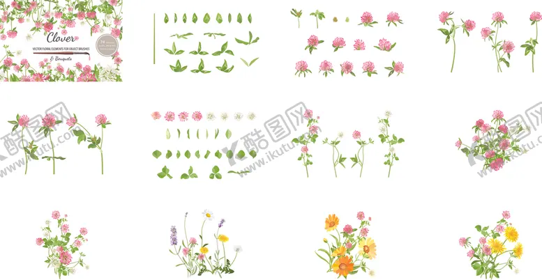 编号：97415306261205195527【酷图网】源文件下载-森系花卉